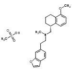 CAS#: 152148-63-5， 2-(1-Benzofuran-6-Yl)-N-{[(1R)-5-Methoxy-1,2,3,4-Tetrahydro-1-Naphthalenyl]Methyl}-N-Methylethanamine Methanesulfonate (1:1)