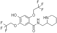 CAS#: 152171-74-9， 4-Hydroxy-N-(2-Piperidinylmethyl)-2,5-Bis(2,2,2-Trifluoroethoxy)Benzamide