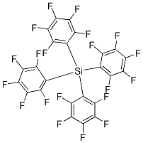 结构式 CAS# 1524-78-3, 四(五氟苯基)硅烷