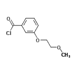 CAS 登录号：152808-61-2， 3-(2-甲氧基乙氧基)苯甲酰氯