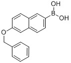 structure of CAS# 152915-83-8, B-[6-(Phenylmethoxy)-2-Naphthalenyl]-Boronic Acid;6-BENZYLOXYNAPHTHALENE-2-BORONIC ACID;6-Benzyloxy-2-Naphthaleneboronic Acid;6-(BENZYLOXY)-2-NAPHTHYLBORONIC ACID