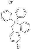 结构式 CAS# 1530-39-8, (4-氯苄基)三苯基鏻氯化物