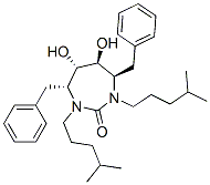 CAS#: 153181-49-8， (4R,5S,6S,7R)-5,6-Dihydroxy-1,3-Bis(4-Methylpentyl)-4,7-Bis(Phenylmethyl)-1,3-Diazepan-2-One