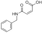 结构式 CAS# 15329-69-8, (2Z)-4-氧代-4-[(苯基甲基)氨基]-2-丁烯酸