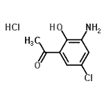 CAS#: 153404-65-0， 1-(3-amino-5-chloro-2-hydroxy-phenyl)ethanone hydrochloride