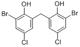 structure of CAS# 15435-29-7, Bromochlorophen;2-Bromo-6-[(3-Bromo-5-Chloro-2-Hydroxy-Phenyl)Methyl]-4-Chloro-Phenol;2-Bromo-6-(3-Bromo-5-Chloro-2-Hydroxy-Benzyl)-4-Chloro-Phenol;Bromochlorophene