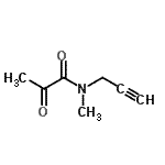 CAS#: 154479-00-2， N-Methyl-2-Oxo-N-(2-Propyn-1-Yl)Propanamide