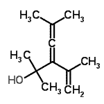 CAS#: 15448-75-6， 3-Isopropenyl-2,5-Dimethyl-3,4-Hexadien-2-Ol