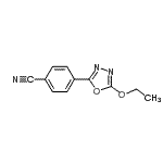 CAS#: 154548-68-2， 4-(5-Ethoxy-1,3,4-Oxadiazol-2-Yl)Benzonitrile