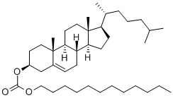 结构式 CAS# 15455-85-3, 胆固醇月桂基碳酸酯