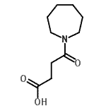 结构式 CAS# 154740-93-9, 4-(1-氮杂环庚基)-4-氧代丁酸