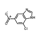 CAS#: 15476-97-8， 4-Chloro-6-Nitro-1H-Benzimidazole