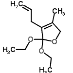 CAS#: 155108-42-2， 3-Allyl-2,2-Diethoxy-4-Methyl-2,5-Dihydrofuran