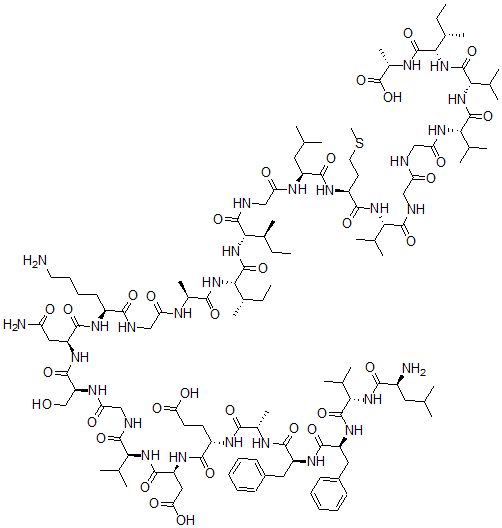 CAS#: 155178-13-5， beta-Amyloid peptide 17-42