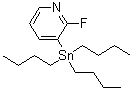 结构式 CAS# 155533-81-6, 2-氟-3-(三丁基锡烷基)吡啶