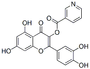 CAS#: 1556-70-3， 2-(3,4-Dihydroxyphenyl)-5,7-Dihydroxy-4-Oxo-4H-1-Benzopyran-3-Yl Nicotinate
