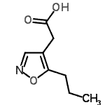 CAS#: 155602-48-5， (5-Propyl-1,2-Oxazol-4-Yl)Acetic Acid