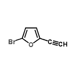 CAS 登录号：15577-73-8， 2-溴-5-乙炔基呋喃