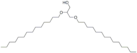结构式 CAS# 1561-55-3, 2,3-二(十四烷氧基)-1-丙醇
