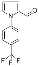 structure of CAS# 156496-70-7, 1-[4-(Trifluoromethyl)Phenyl]-1H-Pyrrole-2-Carboxaldehyde;1-[4-(TRIFLUOROMETHYL)PHENYL]-1H-PYRROLE-2-CARBALDEHYDE;1-[4-(TRIFLUOROMETHYL)PHENYL]PYRROLE-2-CARBOXALDEHYDE