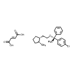 CAS#: 15686-51-8， (2R)-2-{2-[(1R)-1-(4-Chlorophenyl)-1-Phenylethoxy]Ethyl}-1-Methylpyrrolidine (2E)-2-Butenedioate (1:1)