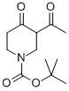 结构式 CAS# 157327-43-0, 3-乙酰基-4-氧代-1-哌啶羧酸叔丁酯