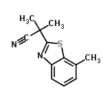 CAS#: 157763-97-8， 2-Methyl-2-(7-Methyl-1,3-Benzothiazol-2-Yl)Propanenitrile