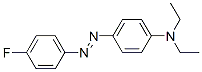 structure of CAS# 1581-17-5, N,N-Diethyl-P-[(P-Fluorophenyl)Azo]Aniline;N,N-Diethyl-4-(4-Fluorophenyl)Azo-Aniline;N,N-Diethyl-4-(4-Fluorophenyl)Azoaniline;Diethyl-[4-(4-Fluorophenyl)Azophenyl]Amine