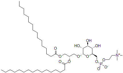 CAS#: 158227-74-8， [(2R,3S,4S,5R,6S)-6-[(2S)-2,3-Di(Hexadecanoyloxy)Propoxy]-3,4,5-Trihydroxyoxan-2-Yl]Methyl 2-Trimethylazaniumylethyl Phosphate