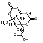 CAS#: 158478-76-3， N-(N,N'-Bis{[(2-Methyl-2-Propanyl)Oxy]Carbonyl}Carbamimidoyl)Glycine