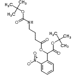 CAS#: 158690-75-6， 2-[(2-Methyl-2-Propanyl)Oxy]-1-(2-Nitrophenyl)-2-Oxoethyl 4-({[(2-Methyl-2-Propanyl)Oxy]Carbonyl}Amino)Butanoate