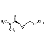 CAS#: 158918-32-2， (1R)-2-(Methoxymethyl)-N,N-Dimethyl-2-Cyclopropene-1-Carboxamide