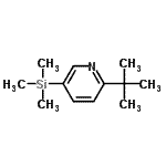 CAS#: 158954-46-2， 2-(2-Methyl-2-Propanyl)-5-(Trimethylsilyl)Pyridine