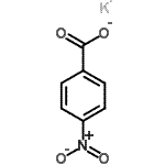 结构式 CAS# 15922-01-7, 钾4-硝基苯甲酸酯