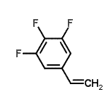 structure of CAS# 159294-99-2, 1,2,3-Trifluoro-5-Vinylbenzene;1,2,3-Trifluoro-5-vinylbenzene;3,4,5-Trifluorostyrene;5-Ethenyl-1,2,3-trifluorobenzene