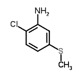 CAS#: 15945-75-2， 2-Chloro-5-(Methylsulfanyl)Aniline