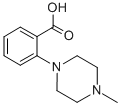 结构式 CAS# 159589-70-5, 2-(4-甲基-1-哌嗪基)-苯甲酸