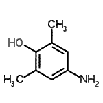 structure of CAS# 15980-22-0, 4-Amino-2,6-Dimethylphenol;4-amino-2,6-dimethylphenol;MFCD10039560
