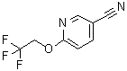 结构式 CAS# 159981-18-7, 6-(2,2,2-三氟乙氧基)-3-吡啶甲腈