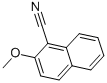 结构式 CAS# 16000-39-8, 2-甲氧基-1-萘甲腈