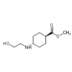 CAS#: 160132-89-8， Methyl trans-4-[(2-Hydroxyethyl)Amino]Cyclohexanecarboxylate