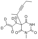 CAS#: 160227-45-2， 1-Methyl-5-(1-Methyl-2-Pentynyl)-5-(2-Propenyl-1,1,2,3,3-D5)-2,4,6(1H,3H,5H)-Pyrimidinetrione