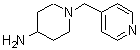 结构式 CAS# 160357-89-1, 1-(4-吡啶基甲基)-4-哌啶胺