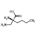 CAS#: 160557-06-2， 2-(Aminomethyl)-D-Norleucine