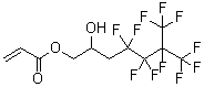 structure of CAS# 16083-76-4, 4,4,5,5,6,7,7,7-Octafluoro-2-Hydroxy-6-(Trifluoromethyl)Heptyl Acrylate;3-(Perfluoro-3-methylbutyl)-2-hydroxypropyl;3-(Perfluoro-3-methylbutyl)-2-hydroxypropyl acrylate;3-(Perfluoro-3-methylbutyl)-2-hydroxypropylacrylate
