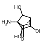 CAS#: 160868-85-9， (1S)-4-Amino-5,6,7-Trihydroxy-2-Oxabicyclo[2.2.1]Heptan-3-One