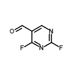 CAS#: 161124-04-5， 2,4-Difluoro-5-Pyrimidinecarbaldehyde