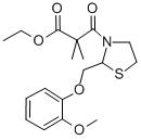CAS#: 161364-68-7， Ethyl 3-[2-[(2-Methoxyphenoxy)Methyl]-1,3-Thiazolidin-3-Yl]-2,2-Dimethyl-3-Oxopropanoate