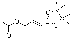 结构式 CAS# 161395-97-7, 3-乙酰氧基-1-丙烯基硼酸频哪醇酯