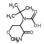 CAS#: 161561-84-8， N<Sup>2</Sup>-Carboxy-O-Methyl-N<Sup>2</Sup>-(2-Methyl-2-Propanyl)Serinamide